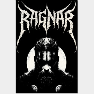 Ragnar Lodbrok Black Metal Aesthetic Posters and Art